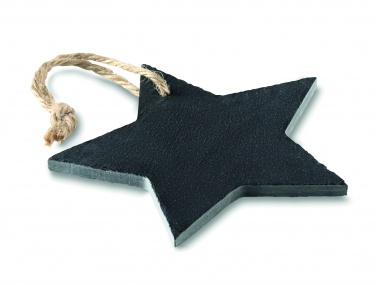 Logotrade business gift image of: Slate xmas hanger star