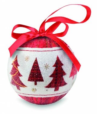 Logo trade promotional products image of: Christmas bauble in gift box