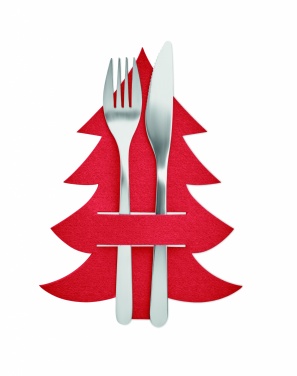 Logotrade advertising product image of: RPET felt cutlery holder set