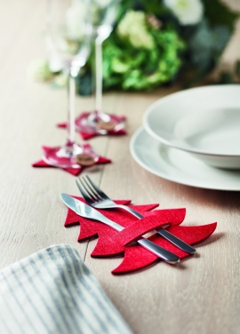 Logo trade advertising products image of: RPET felt cutlery holder set