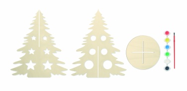 Logo trade business gifts image of: DIY wooden Christmas tree