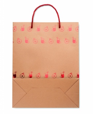 Logotrade advertising product picture of: Gift paper bag with pattern