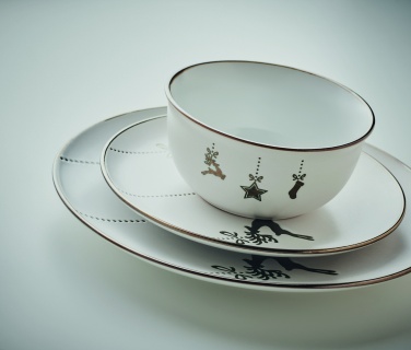 Logotrade corporate gift picture of: 4 piece ceramic place setting