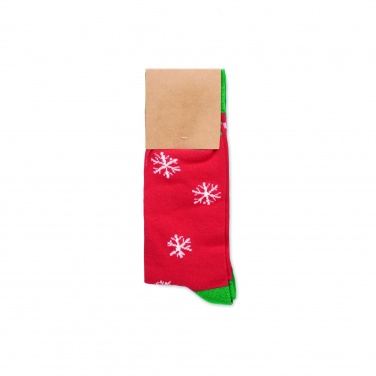 Logotrade promotional giveaway image of: Pair of Christmas socks M