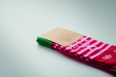 Logo trade corporate gifts picture of: Pair of Christmas socks L