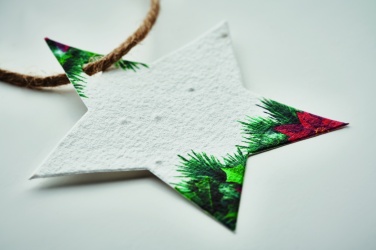 Logotrade corporate gift picture of: Seed paper Xmas ornament