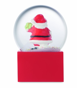 Logo trade promotional merchandise photo of: Small snow ball glass ornament