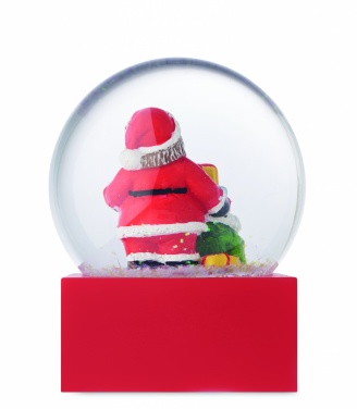 Logo trade promotional merchandise photo of: Snow ball glass ornament