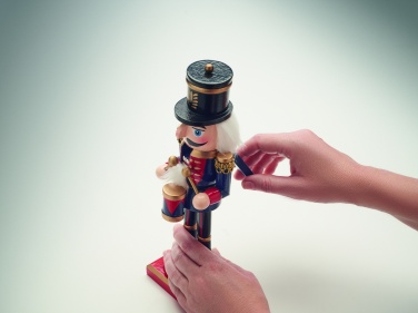 Logo trade business gift photo of: Nutcracker character in wood