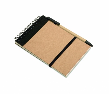 Logotrade business gifts photo of: A6 recycled notepad with pen
