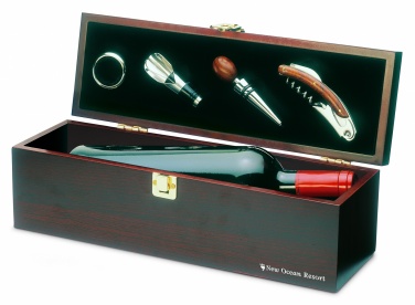 Logo trade business gift photo of: Wine set in wine box