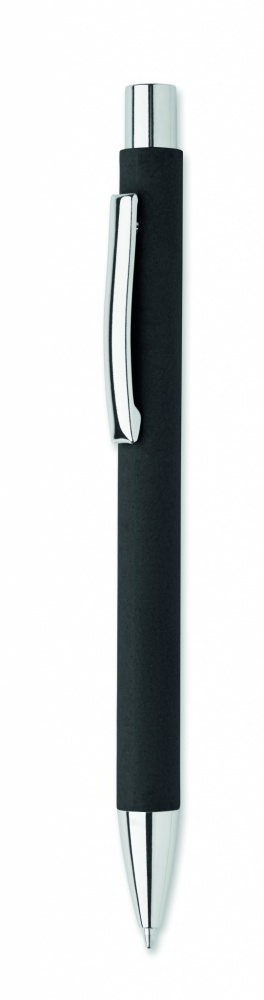 Logotrade promotional giveaway picture of: Recycled paper push ball pen