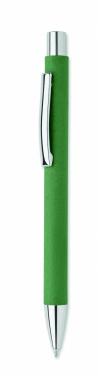 Logo trade corporate gifts image of: Recycled paper push ball pen