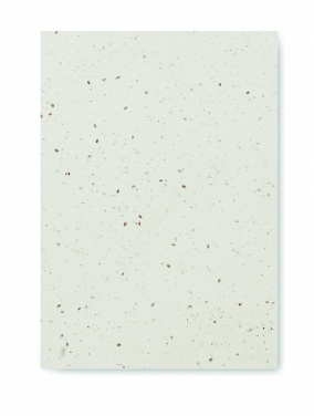 Logo trade promotional products picture of: A5 seed paper cover notebook