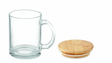 Logo trade promotional giveaway photo of: Recycled glass mug 300 ml