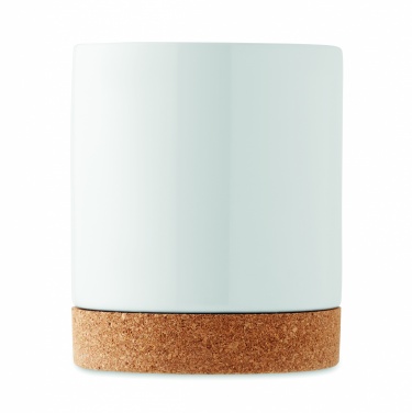Logotrade advertising products photo of: Sublimation ceramic cork mug