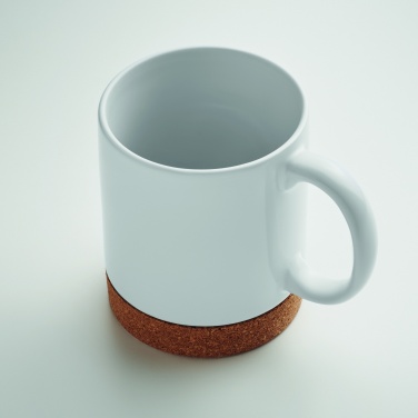 Logotrade promotional item picture of: Sublimation ceramic cork mug