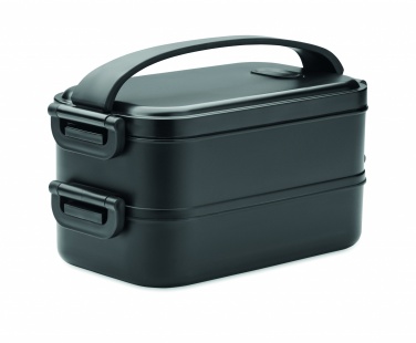Logo trade promotional merchandise photo of: Lunch box in recycled PP
