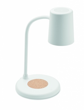 Logotrade promotional item picture of: Wireless charger, lamp speaker