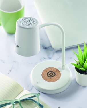 Logotrade promotional gift image of: Wireless charger, lamp speaker