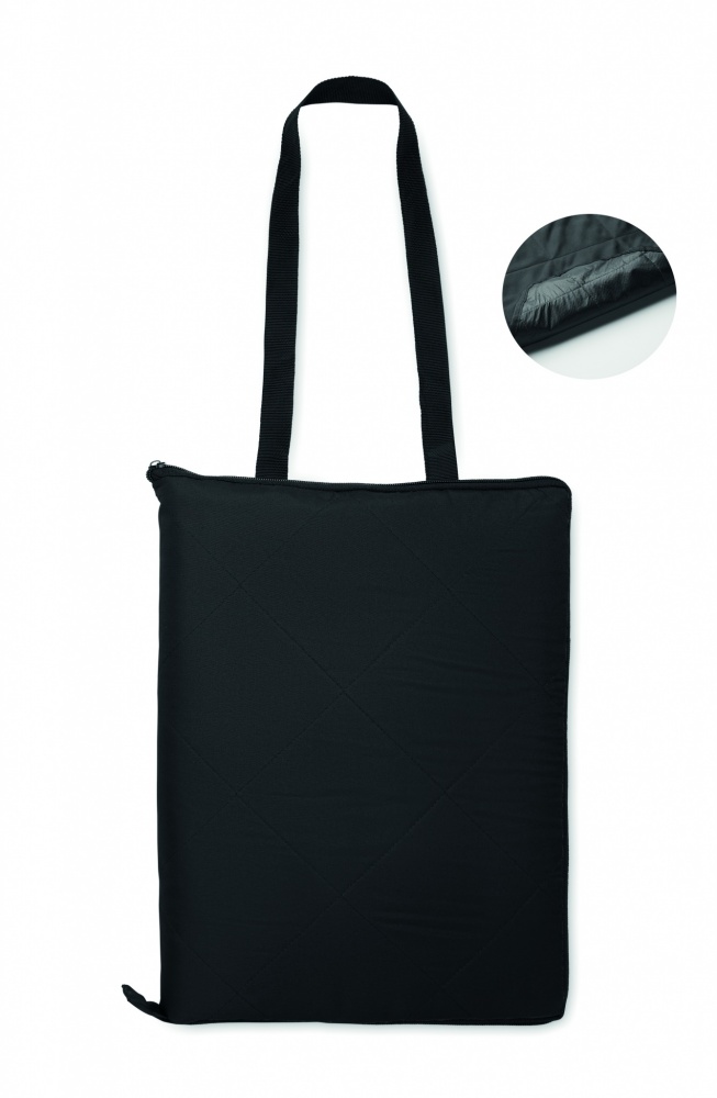 Logo trade corporate gifts image of: Foldable picnic blanket