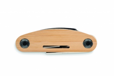 Logotrade advertising products photo of: Multi tool pocket in bamboo