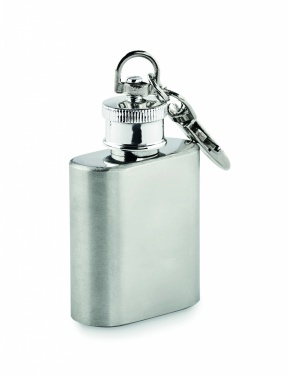 Logo trade promotional gifts picture of: Hipflask key ring Joensuu