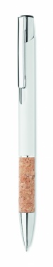 Logotrade promotional giveaways photo of: Ballpoint pen made of aluminum with a cork grip