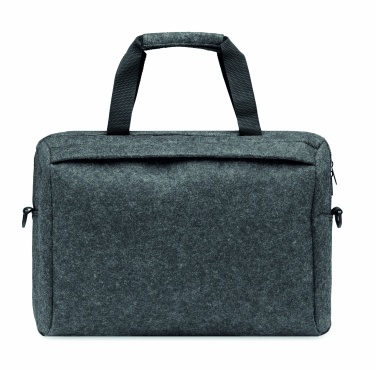 Logo trade promotional giveaways picture of: 15 inch RPET felt laptop bag