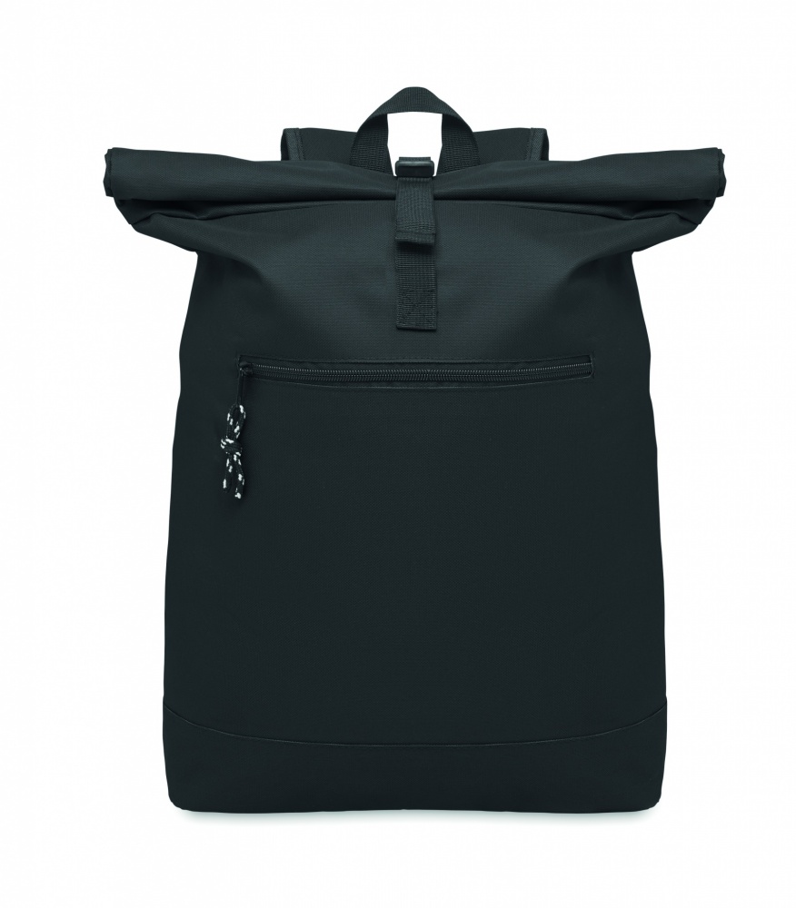 Logotrade advertising products photo of: 600Dpolyester rolltop backpack
