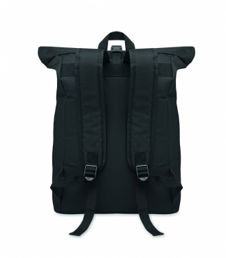 Logo trade promotional gift photo of: 600Dpolyester rolltop backpack