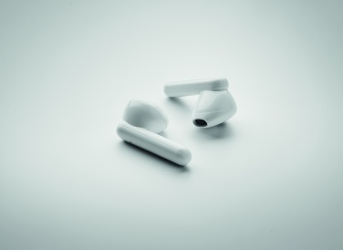 Logo trade advertising products picture of: TWS earbuds with solar charger