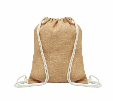 Logotrade business gift image of: Jute drawstring bag