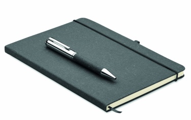 Logotrade corporate gift picture of: Recycled leather notebook set