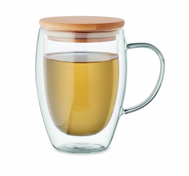 Logo trade promotional products picture of: Double wall borosilicate mug