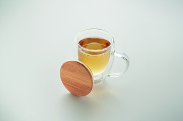 Logo trade promotional gift photo of: Double wall borosilicate mug