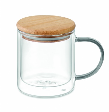 Logo trade promotional merchandise image of: Double wall borosilicate mug