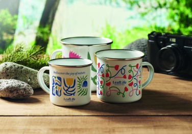Logotrade promotional giveaway picture of: Enamel sublimation mug 200ml