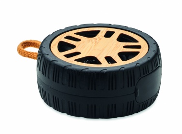 Logo trade advertising product photo of: Wireless speaker tire shaped