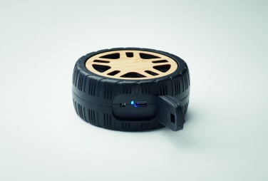 Logo trade promotional gifts image of: Wireless speaker tire shaped