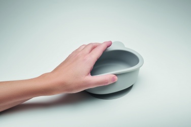 Logo trade promotional gifts picture of: Silicone spoon, bowl baby set