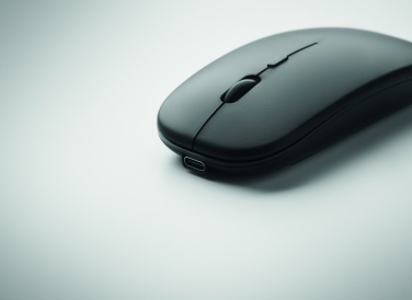 Logo trade business gift photo of: Rechargeable wireless mouse