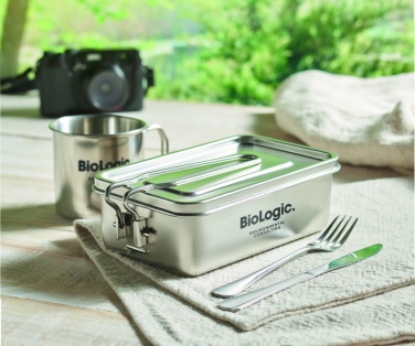 Logo trade promotional gift photo of: Stainless steel lunch box
