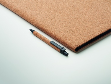 Logo trade advertising products image of: A4 cork conference folder