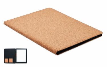 Logo trade promotional giveaway photo of: A4 cork conference folder
