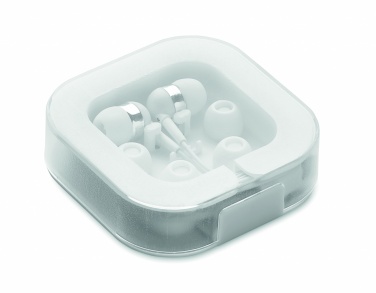 Logo trade promotional giveaway photo of: Ear phones with silicone covers