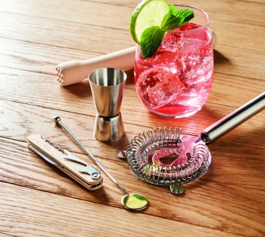 Logotrade corporate gift image of: 5 piece cocktail kit in pouch.