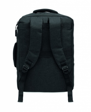 Logotrade business gift image of: A safe 15-inch laptop backpack made of 300D RPET with a 210D RPET lining and customizable printing.