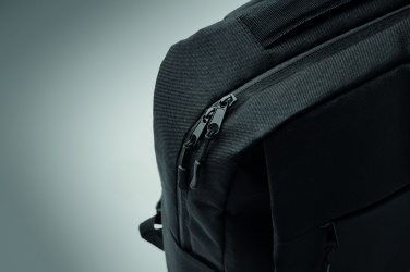 Logotrade promotional merchandise photo of: Slim 15 inch laptop backpack made of 600D RPET polyester with a 210D lining and customizable printing