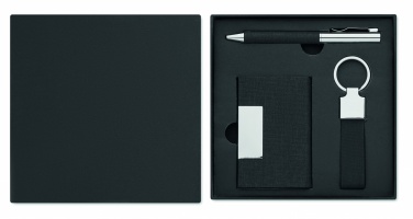 Logo trade promotional items picture of: 3-piece gift set in a gift box with customizable printing